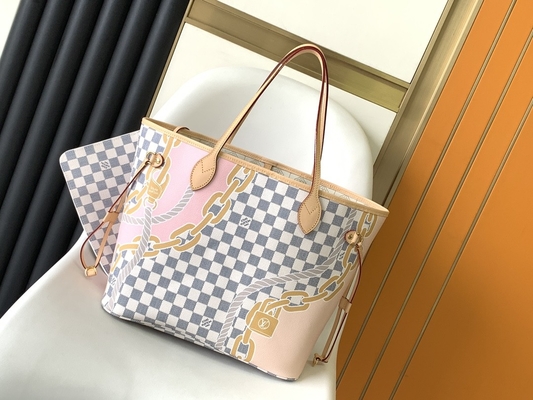 Le Tahiti a limité les sacs marqués faits sur commande Louis Vuitton Neverfull à carreaux millimètre