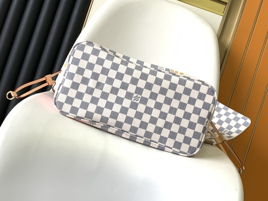 Le Tahiti a limité les sacs marqués faits sur commande Louis Vuitton Neverfull à carreaux millimètre