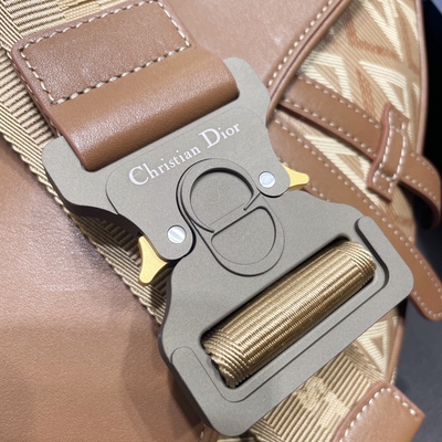 Sac Diamond Canvas And Smooth Leather Dior Wallet Saddle de bride de selle de CD