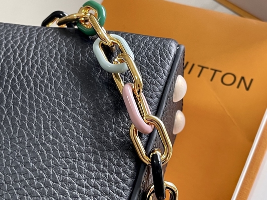 La peau de chèvre rayant Preloved a stigmatisé le sac Louis Vuitton Capucines Mini