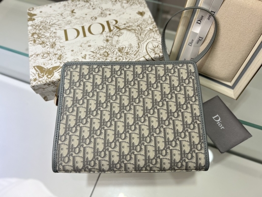 2 en 1 jacquard oblique bleu de poche de Mini Dior 30 Montaigne