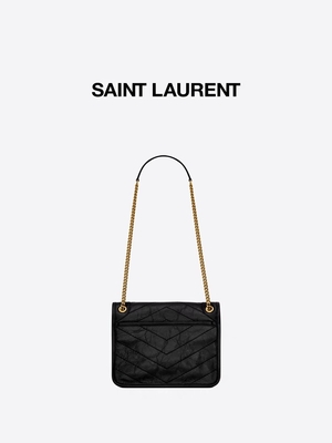 Le WOC de YVES SAINT LAURENT en cuir de poignée a stigmatisé NIKI de Bag DND1N 1000 de messager