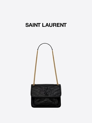 Le WOC de YVES SAINT LAURENT en cuir de poignée a stigmatisé NIKI de Bag DND1N 1000 de messager