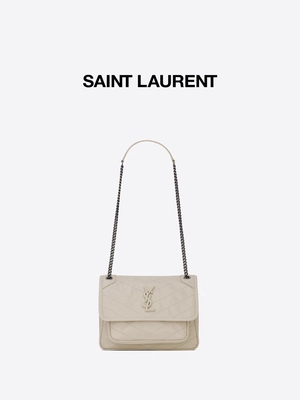 Le WOC de YVES SAINT LAURENT en cuir de poignée a stigmatisé NIKI de Bag DND1N 1000 de messager