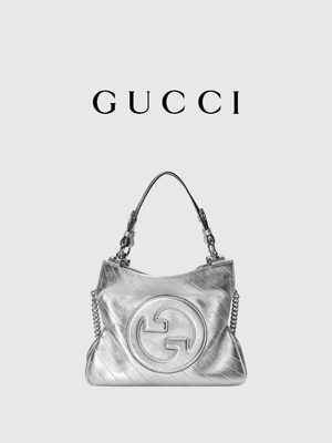 Gucci Blondie petit Tote Bag Luxury Silver White a stigmatisé des dames sac à main