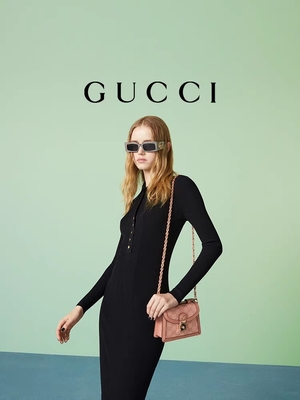 GG Mini Shoulder Bag de Bag Ophidia de messager marqué par toile de rose de Gucci