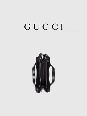 Silhouettes en cuir de Tone Gucci Tote Mini Classic de palladium