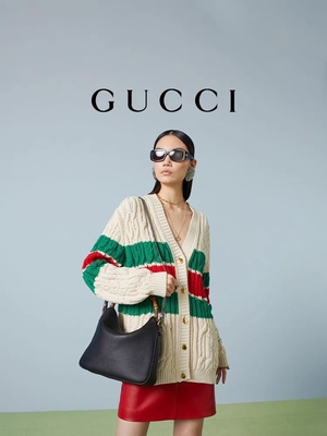 OEM en bambou de matériel de princesse Diana Handbag Double G de Gucci de poignée