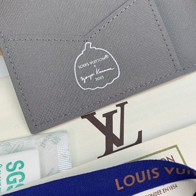 Copie de potiron de noir de Louis Vuitton BT X YK Mini Designer Purses Pocket Organizer