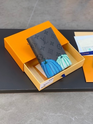 Copie de potiron de noir de Louis Vuitton BT X YK Mini Designer Purses Pocket Organizer