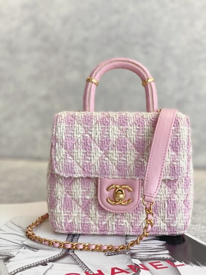 Rose de vert de sac de boîte de Mini Designer Purses Chanel Mini de monogramme de filles