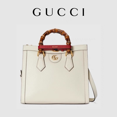 La coutume brillante blanche a stigmatisé princesse Diana Handbag de Gucci de sacs