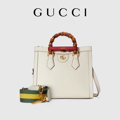 La coutume brillante blanche a stigmatisé princesse Diana Handbag de Gucci de sacs