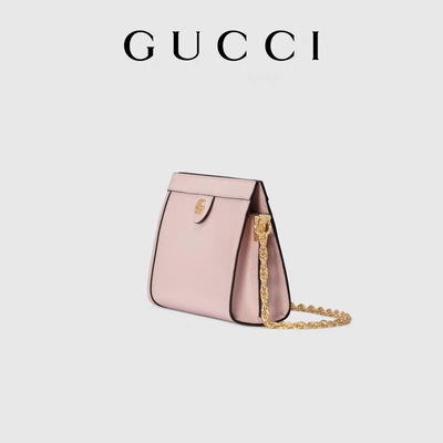 Le petit sac d'épaule de sac fait sur commande du double G Gucci Ophidia a brodé