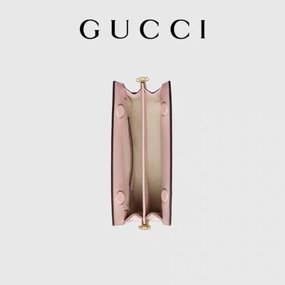 Le petit sac d'épaule de sac fait sur commande du double G Gucci Ophidia a brodé