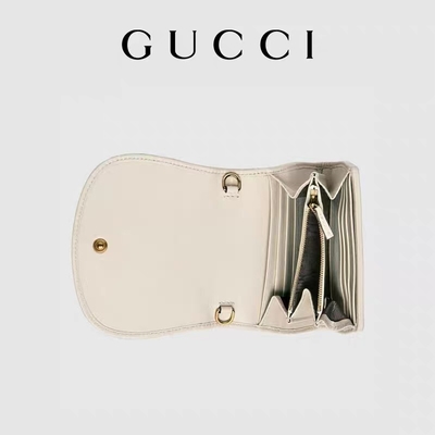 La coutume en cuir blanche a stigmatisé des sacs sac à main moyen de Blondie Gucci
