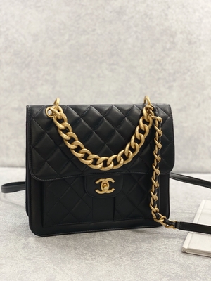 Style occasionnel de rue de sac de 2023 solides solubles Chanel Woc Zipper Clutch