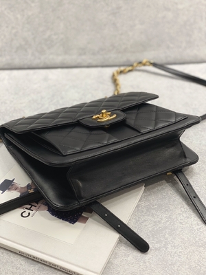Style occasionnel de rue de sac de 2023 solides solubles Chanel Woc Zipper Clutch