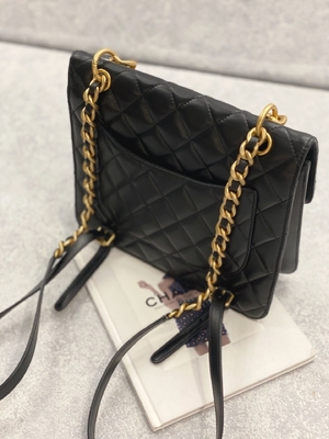 Style occasionnel de rue de sac de 2023 solides solubles Chanel Woc Zipper Clutch