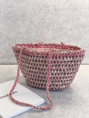 Cusomised a stigmatisé l'unité centrale de Bag 22P Chanel Straw Raffia Bag de messager