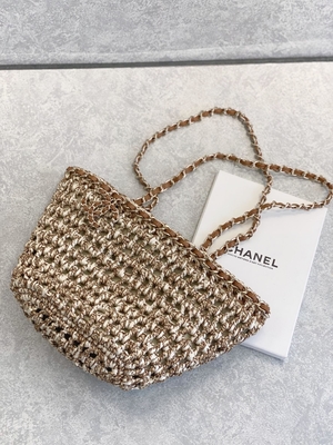 Cusomised a stigmatisé l'unité centrale de Bag 22P Chanel Straw Raffia Bag de messager