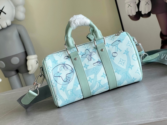 Sac bleu de voyage de Monogram Bag Keepall BandoulièRe 50 de concepteur des affaires BT