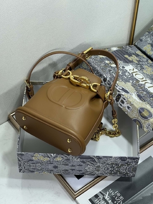 CD de relief Christian Dior Sport Bag Calfskin de C'est Dior Bag Gold Saddle