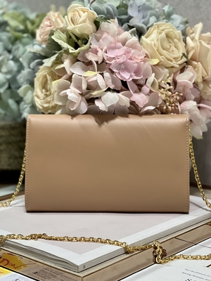 Le thé de lait colorent le sac d'épaule à chaînes de Mini Sling Bag Branded Gucci Soho