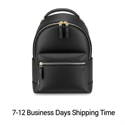Sac à dos de créateur en cuir de veau Monogram Shadow, style sac à dos, pliable, poche intérieure, délai de livraison de 7 à 12 jours ouvrables